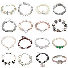 White Pearl Bracelet Women Natural Freshwater Pearl Bracelet For Women's Freshwater Pearl Beads Charm Best Gift 2024 - buy cheap