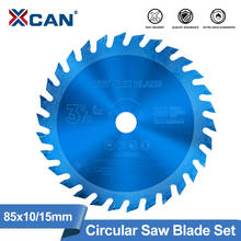XCAN 1pc 85x10/15mm 24/30/36 Teeth TCT Wood Circular Saw Blade Nano Blue Coating Cutting Disc Carbide Tipped Saw Blade 2024 - buy cheap