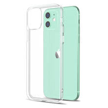 Funda de teléfono transparente ultrafina para IPhone, 11 Pro, X, Xs, Xr, Max, 6, 7, 8 Plus, fundas traseras suaves, Fundas protectoras de silicona transparente 2024 - compra barato