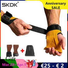 Skdk-luvas de ginástica antiderrapantes, equipamento para treino de academia, para levantamento de peso, crossfit 2024 - compre barato