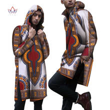 Hooded Jacket Cotton Dashiki African Clothes Men Long Top Shirts Bazin Riche Mens Shirts Traditional African Clothing WYN858 2024 - buy cheap