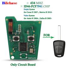 Bilchave 2BT 434Mhz Remote Car Key Circuit Board ID46 PCF7941 Chip Fob For Opel Vauxhall Corsa D 2007-2012, Astra H 2004 - 2009 2024 - buy cheap