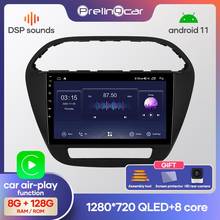 Prelingcar Android 10.0 NO DVD 2 din Car Radio Multimedia Video Player Navigation GPS For Tata Tiago Tiagr Zica 2016 18 2020 DSP 2024 - buy cheap