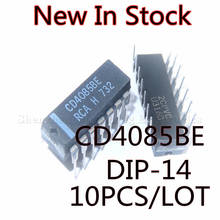 10PCS/LOT NEW CD4085BE CD4085 DIP-14 Logic Gate and Inverter Multifunction Configurable In Stock 2024 - buy cheap