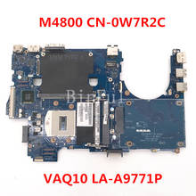 Free Shipping High Quality Mainboard For M4800 Laptop Motherboard CN-0W7R2C 0W7R2C W7R2C VAQ10 LA-9771P 100% Full Working Well 2024 - buy cheap