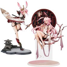 25-35cm Honkai Impact 3 Kiana Kaslana Sakura Yae Heretic Miko PVC Action Figure adult Collection Model Toy Doll Gifts 2024 - buy cheap