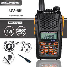 Baofeng UV-6R 7W Walkie Talkie UHF VHF Dual Band UV 6R Portable CB Ham Radio Hnadheld Two-Way Radio FM Transceiver UV6R Baofeng 2024 - buy cheap