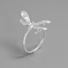 Винтажные кольца в виде стрекозы под серебро для женщин, регулируемые кольца, ювелирные изделия 2024 - купить недорого