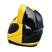 Casco de motocicleta antiniebla de carreras, diseño personalizado, amarillo 2024 - compra barato