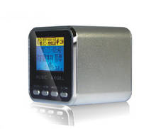 Caixa de som portátil angel tf-solt, mini speaker com rádio fm, para computador, ipad, alto-falante 2024 - compre barato