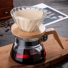 V60 de venda quente conjunto de três peças despeje sobre café dripper servidor de vidro cafeteira chaleira cervejeira barista percolador fabricante 2024 - compre barato