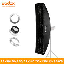 Godox 22x90cm 30x120cm 35x160cm 50X130CM Grid Honeycomb Softbox for Bowens Profoto Elinchrom Mount Studio Strobe Flash Light 2024 - buy cheap