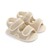 Sandálias antiderrapantes respiráveis para bebês, meninos e meninas, sapatos sola macia para crianças pequenas de 0-18 meses 2024 - compre barato