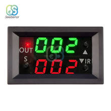 DC 12V Dual Display Time Relay Module Time Delay Relay Mini LED Digital Timer Relay Timing Delay Cycle Time Control Switch 2024 - купить недорого