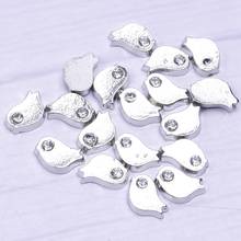 20Pcs/Lot Crystal Bird Floating Memory Glass Living Locket Charms For Glass Relicario Photo Relicario Locket Necklacess Jewelry 2024 - buy cheap