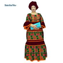 Vestidos de bazin ricos africanos, vestido longo maxi com contas, roupa feminina tradicional africana wy2641 2024 - compre barato