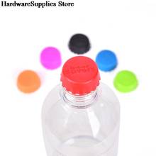 6pcs Reusable Silicone Bottle Caps Beer Cover Soda Cola Lid Wine Saver Stopper High quality 2024 - buy cheap