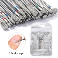 10Pcs Milling Cutters For Manicure Pedicure Nail Drill Bit Foot Cuticle Clean Tools Nail File Grinding Head Accessories Tools 2024 - buy cheap