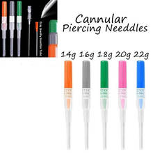 250PCS I.V Catheter Piercing Needles 14G 16G 18G 20G 22G Gauge Steel Body Piercing Tattoo Needles Sewing Needles Supply CNE-250 2024 - buy cheap