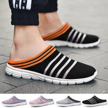 Couple Clog Slippers Men Women Walking Shoes Breathable Casual Hombre Beach Shoes Men's Sandals Size 35-46 2024 - buy cheap