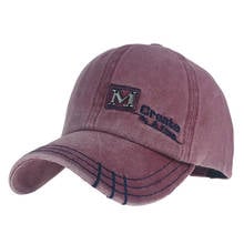 Boné de beisebol snapback, chapéus para homens e mulheres, chapéu de papai, marca, carta, osso, chapéu vintage 2024 - compre barato