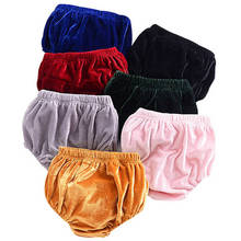 Pantalones cortos de terciopelo para bebé recién nacido, bombachos de PP, bragas suaves de verano para niños de 0 a 3 T, color rosa 2024 - compra barato