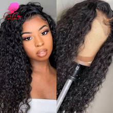 Mongolian Kinky Curly Wig For Women 4x4 5x5 6x6 Curly Lace Closure Wig Curly Lace Front Human Hair Wigs 13x4 HD Lace Frontal Wig 2024 - buy cheap