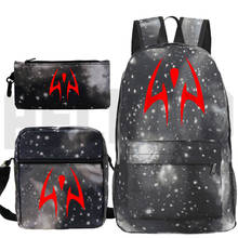 Mochila galaxy masculina, bolsa de ombro para livros, mochila para homens, pvc 2024 - compre barato