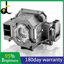 A+quality and 95% Brightness ELPLP41 Projector Lamp V13H010L41 bulb for EPSON EB-S5 S6 S6+S52 S62 X5 X6 X52 X62 EX30 EX50 TW420 2024 - compre barato