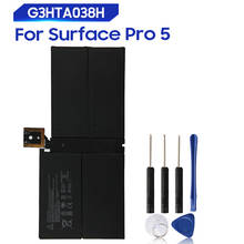 Batería de repuesto Original para Microsoft Surface Pro 5, Pro5, Surface Pro 6, Pro6, DYNM02, G3HTA038H, batería de tableta genuina de 5940mAh 2024 - compra barato