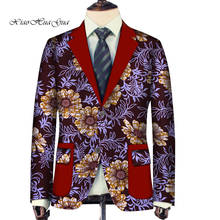 Men Customized Formal Jacket Blazer Fancy African Dashiki Men Clothes Wedding Party Suit Blazer Jacket Tops Coat Casual WYN726 2024 - buy cheap