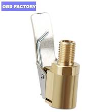 High Quality Car Auto Brass 8mm Tyre Wheel Tire Air Chuck Inflator Pump Valve Clip Clamp Connector Adapter Car-styling 2024 - buy cheap