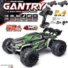 2022 New 1:16 Scale Large RC Cars 50km/h High Speed RC Cars Boys Remote Control Car 2.4G 4WD Off Road Monster Truck 2024 - compra barato