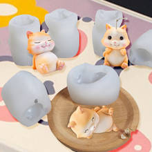 3D Cat Forms for Candles Silicone Molds for Crafts 3d Resin Mold Candle Diy Candle Making Kit Handmade Form Mould Silicon Moulds 2024 - buy cheap