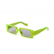 Винтажные зеленые прямоугольные солнцезащитные очки для женщин и мужчин, брендовые Дизайнерские Модные леопардовые Квадратные Солнцезащитные очки gafas de sol mujer S77134H 2024 - купить недорого