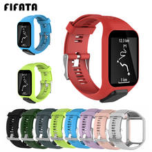 FIFATA-Correa de silicona para reloj inteligente, pulsera deportiva para Tomtom Runner 3/2/Adventurer/Golfer 2/Spark/3 2024 - compra barato