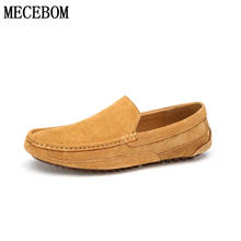 Men Loafers High Quality Leather Driving Boat Shoes Big Size 46 Summer Comfortable Slip-on Casual Shoes Flats Moccasin Men Shoes 2024 - buy cheap