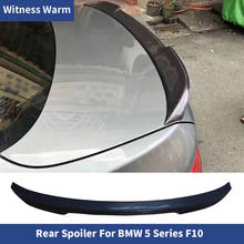 F10 Carbon Spoiler for Bmw F10 528i 530i 535i Rear Spoiler Rear Wings Trunk Lip Spoiler 2010-2016 2024 - buy cheap