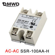 1pcs solid state relay SSR-100AA-H 100A SSR 100AA H 80-250V AC TO 90-480V AC relay solid state Resistance 2024 - buy cheap