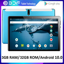 BDF-tableta Pc de 10,1 pulgadas, 4GB/64GB, Android 10,0, ocho núcleos, red 4G, llamadas telefónicas duales, Google, GPS, WiFi, Bluetooth 2024 - compra barato