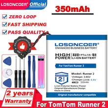 LOSONCOER-batería para reloj inteligente TomTom Runner 2, 100% mAh, 350 2024 - compra barato