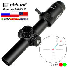 ohhunt Guardian 1-6X24 IR Hunting Riflescopes Compact Glass Etched Reticle llluminate Turrets Lock Reset Tactical Optical Sight 2024 - buy cheap