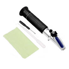 Juice Refractometer 0 - 140°OE Hand held Wine Sugar Concent Meter 0-32%Brix Tester Fruit Sugar Content Detection 40% off 2024 - buy cheap