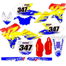 Motocross 3M Stickers Decals Graphics For Yamaha YZ250F YZF250 250YZF 2014 2015 2016 2017 2018 YZ450F YZF450 2014 2015 2016 2017 2024 - buy cheap