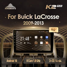 KingBeats штатное головное устройство For Buick LaCrosse 2009 - 2013 GPS Android 10 автомагнитола на андроид магнитола For Бьюик Лакросс For автомобильная мультимедиа Octa Core 8 core*1.8G No 2din 2 din dvd 2024 - купить недорого