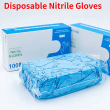 30/50/100PCS Disposable Gloves Nitrile Gloves нитриловые перчатки Dishwashing Kitchen Work Rubber garden Nitrile Gloves 2024 - buy cheap