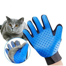 Guante de aseo para gatos, guantes para quitar el pelo de mascotas, limpieza, Deshedding, masaje efectivo, peines para perros, 1 unidad 2024 - compra barato