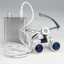Wide Field 3.5X Dental Magnifying Glass LED Light Illuminant Eye Glasses Orthopedic Surgery Magnifier 2024 - buy cheap
