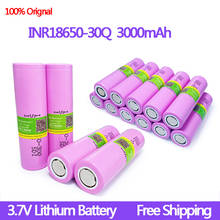 Bateria 100% original para bateria 18650 v 3.7 mah 3000 li-ion, bateria recarregável para lanterna cigarro eletrônico 2024 - compre barato