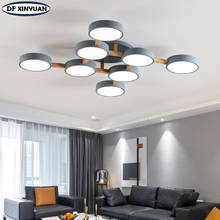 Nordic solid wood living room ceiling chandelier bedroom children's room LED ceiling lamp indoor lighting factory direct sales 2024 - buy cheap